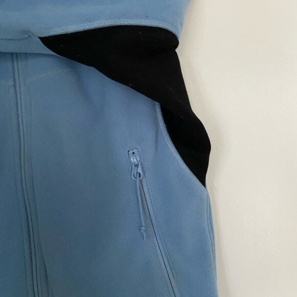 Mec Fleece Zip Up Jacket Blue with Black Accents Womens Size Medium - Picture 5 of 8